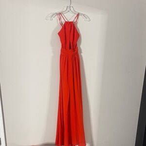 Miss Avenue Vibrant Red Maxi Dress